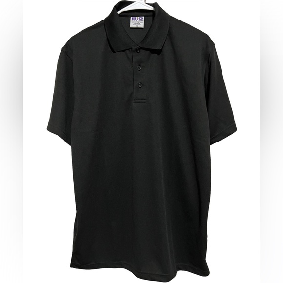 Men’s Plain Black Polo NWOT - Picture 1 of 4